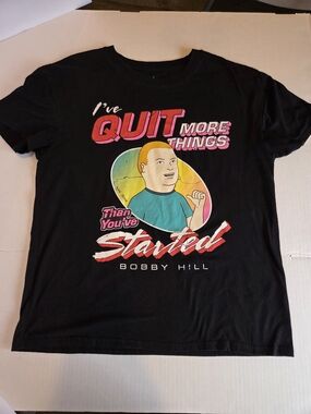 Black Bobby Hill Graphic Tee — King Of The Hill